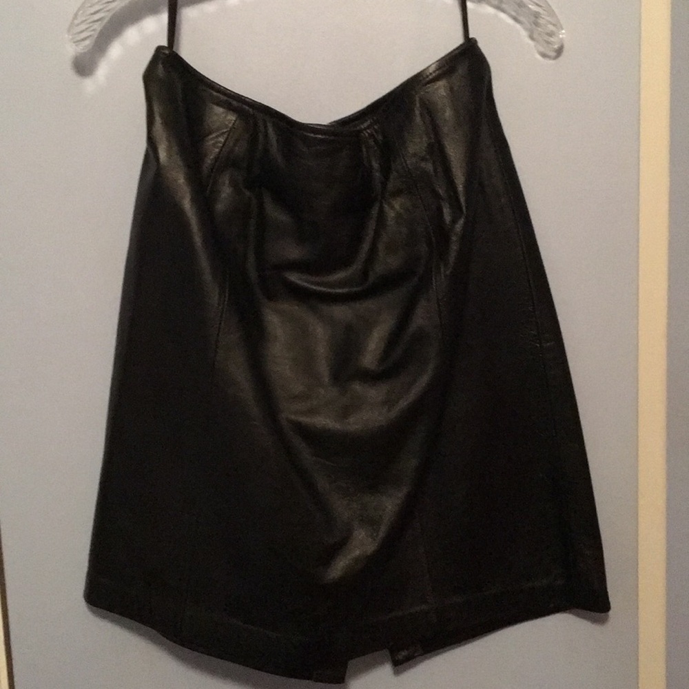 Lambskin leather skirt. XL but runs small.